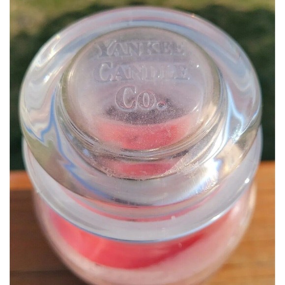 Yankee Candle Hearts & Flowers Black Band White Label 22 Oz Jar Retired RARE - Picture 8 of 14